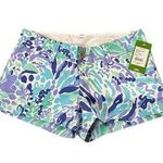 Lilly Pulitzer Lilly Pulitzer Walsh Floral Print Shorts in Lily's Lilac Pattern Size 00 Photo 0