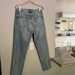 ZARA  high rise light wash relaxed mom fit jeans 30 Photo 5