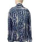 Anne Klein Women's Blue Button Up Long Sleeve Size 14 SKU 2090 Photo 2