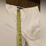 Ellen Tracy  White pleated chino dress work dresss Pants ankle crop size 10 Photo 6