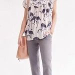 Pilcro and the Letterpress Gray Crop Chino Pants Size 25 Stet Preppy Y2K Photo 1