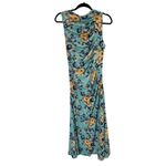 Ulla Johnson  Livia Floral Side Ruched Maxi Dress in Jade Photo 4