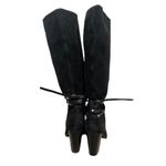 Antonio Melani Black Binx Studded Wrap Heeled Knee High Boots 9.5 Photo 3