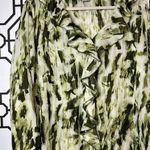 Allison Taylor Ladies Button Up Flowy Green Delicate Pastel Chic Blouse Size XL Photo 4