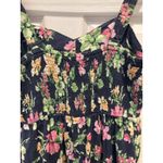 Old Navy Old Navy Jumpsuit Womens Sleeveless Blue Floral Size Large Linen Blend Photo 6