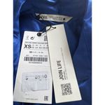 ZARA NWT Wrap Dress Royal Blue Satin Women's XS Wedding Guest Cocktail Short Photo 1