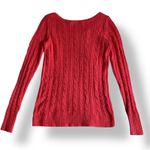American Eagle  Outfitters Pink‎ Cable Knit Sweater Size XS Casual, Fall Photo 4