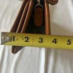 Dooney & Bourke Vintage  Black & Brown Fold Over Leather Crossbody Shoulder Bag Photo 9