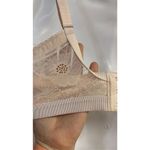 Aerie  Women’s Cream Floral Lace Padded Wired Balconette Bra Size 38DD Photo 8