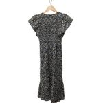 Rails  Clementine Floral Smocked Cotton Dress In Black Mini Floral‎ Size Small Photo 7