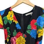 Alice + Olivia Erika Silk Ruffle Belted Tie Floral Maxi Dress Multi Size 4 Photo 9