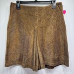 Ivy Collectibles Brown Corduroy Skort Shorts Cottagecore NEW Size 12 Photo 0