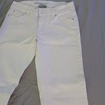 New York & Company jeans size 2 White low rise skinny leg Photo 3
