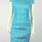 EDEN COURT Blue White A Line Tie Side Lace Up Dress Women’s Sz 10 Photo 5