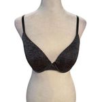 Victoria's Secret uplift Semi Demi 32D grey Lightly Padded Convertible Straps Photo 0