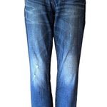 J.CREW Factory Stretch Boyfriend Distressed Denim Blue Jeans ~ Women's Size 27 Photo 2