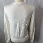 Ann Taylor  faux leather front cardigan medium Photo 7