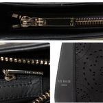 Ted Baker Black Leather Perforated Shoulder Bag Photo 11
