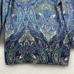 Talbots AUDREY 100%CASHMERE SWEATER - CALICO PAISLEY Sz Large Photo 4