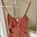 Hey Babe Cute cut off Rust Dress Orange Photo 1