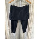 Athleta  Women's 2-in-1 Reflective Contender Skirt Capri Leggings Petite M Photo 2