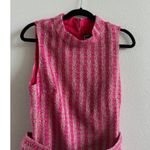 J.Crew Women's Pink Mockneck Sheath Dress In Disco Tweed New Size 12 Photo 3