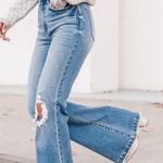 Pink Lily  Flare Jeans Photo 1