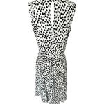 Loft Petites black polka dot dress size PL Midi Fit and Flare Classic Mod Chic Photo 4