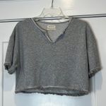 Urban Outfitters Gray Relaxed Crop T-Shirt size small. Photo 0