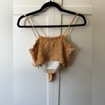 Dee Elly Women’s Striped Crop Top Sleeveless Shirt Blouse Size M Photo 4