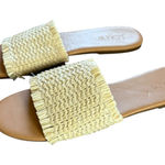 J.Crew Raffia Slide Sandals In Natural Color Womens Size 7 Photo 0
