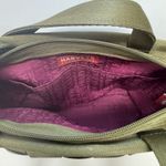 HARVEYS The Original Seatbelt Bag Army Green Purse Tote Handbag Pink Lining Camo Photo 6