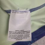 Nike Dri-Fit Womens Blue Green 1/4 zip Pullover Athletic Long Sleeve Top Large Photo 6