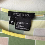 Etcetera  Women Geometric‎ Top Size Small Petite Photo 1