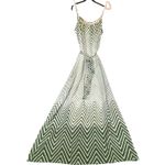 Robbie Bee Maxi Dress Size 10 Belted Sundress Sleeveless Lined Summer Spaghetti Photo 3