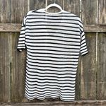 Eileen Fisher  Striped Linen V-Neck Shirt XS Photo 3
