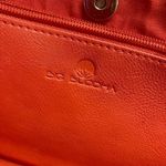 Big Buddha Orange Tote 13X6X13 Bucket Style Woven Tassels Photo 9