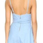 Bec & Bridge  Chambray Lace Up Romper NEW Photo 1