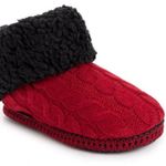 Muk Luks Red & Black Melinda Slipper Boot Women Small 5 Photo 1