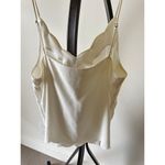 Halogen Scallop Detail Camisole Ivory Size Large MSRP $39 Photo 5