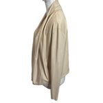 Theory  Easy Open Front Cardigan Stretch Viscose Women’s Size P Beige Long Sleeve Photo 6