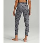 Lululemon High-Rise Tight 25" Camo Jacquard Asphalt Grey Black Sz 4 Photo 7