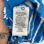 Abound  Blue White Stripe Tie Front Sleeveless Tank Top Women's Size Medium Photo 3