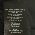 Babaton Aritzia Contour Long Sleeve Bodysuit Square Neck Black Large Minimal New Photo 10