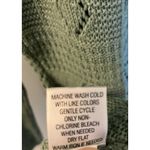 Croft & Barrow Open Knit Turtleneck Sweater Green Size Small Photo 3