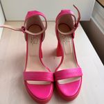 AGL hot pink Janis 110mm leather Platform sandals size 40 / US 10 Photo 4