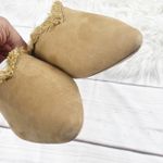 Free People Women's Leather Newport Flat with Fringe Detail in Tan Size 41 Photo 7