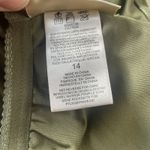 Michael Kors Michael ‎ One Shoulder Cutout Swimsuit Olive Green Women's 14 Photo 7