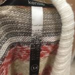 Kensie  open cream and orange cardigan Photo 3