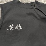 Missguided  Black Keyhole Graphic Sleeveless Crop Top US 8 Photo 36